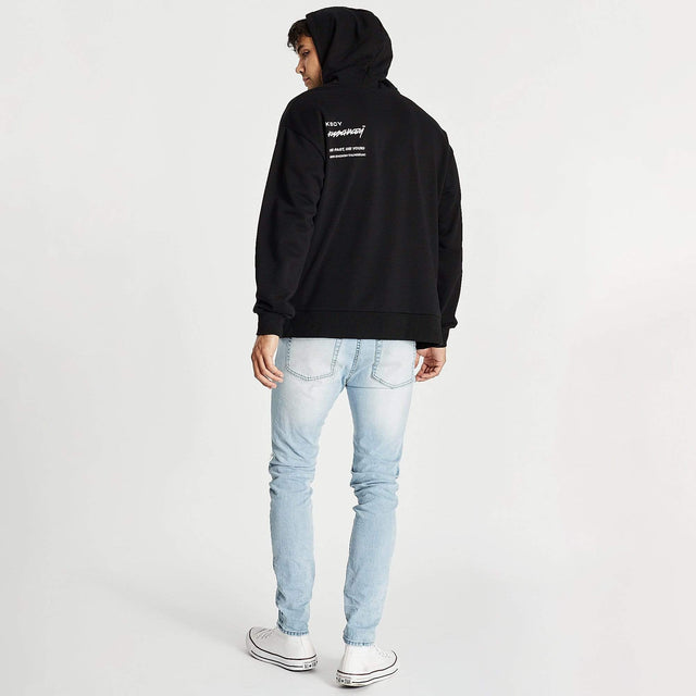 Storm Relaxed Hoodie Jet Black