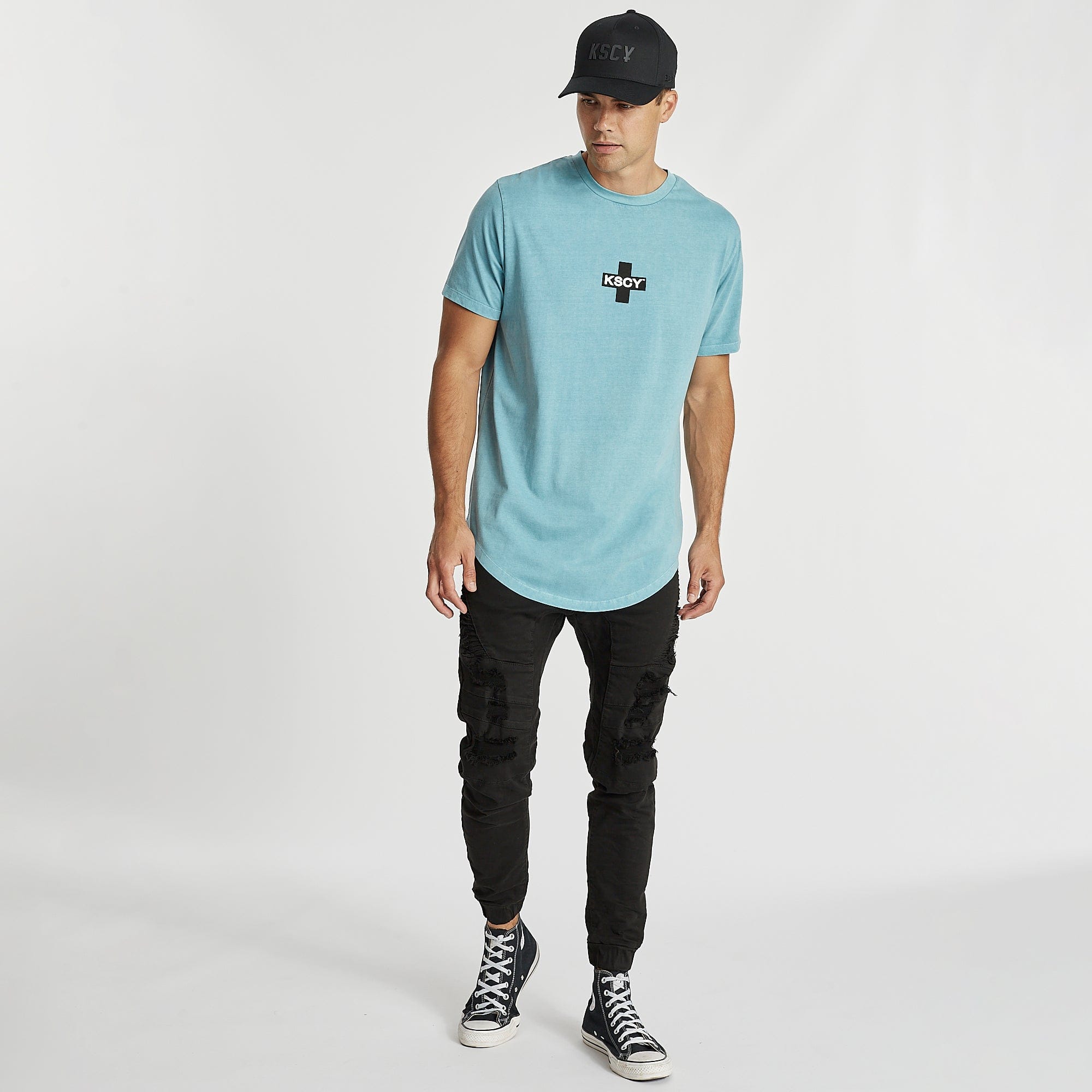 Suburbia Dual Curved T-Shirt Pigment Reef
