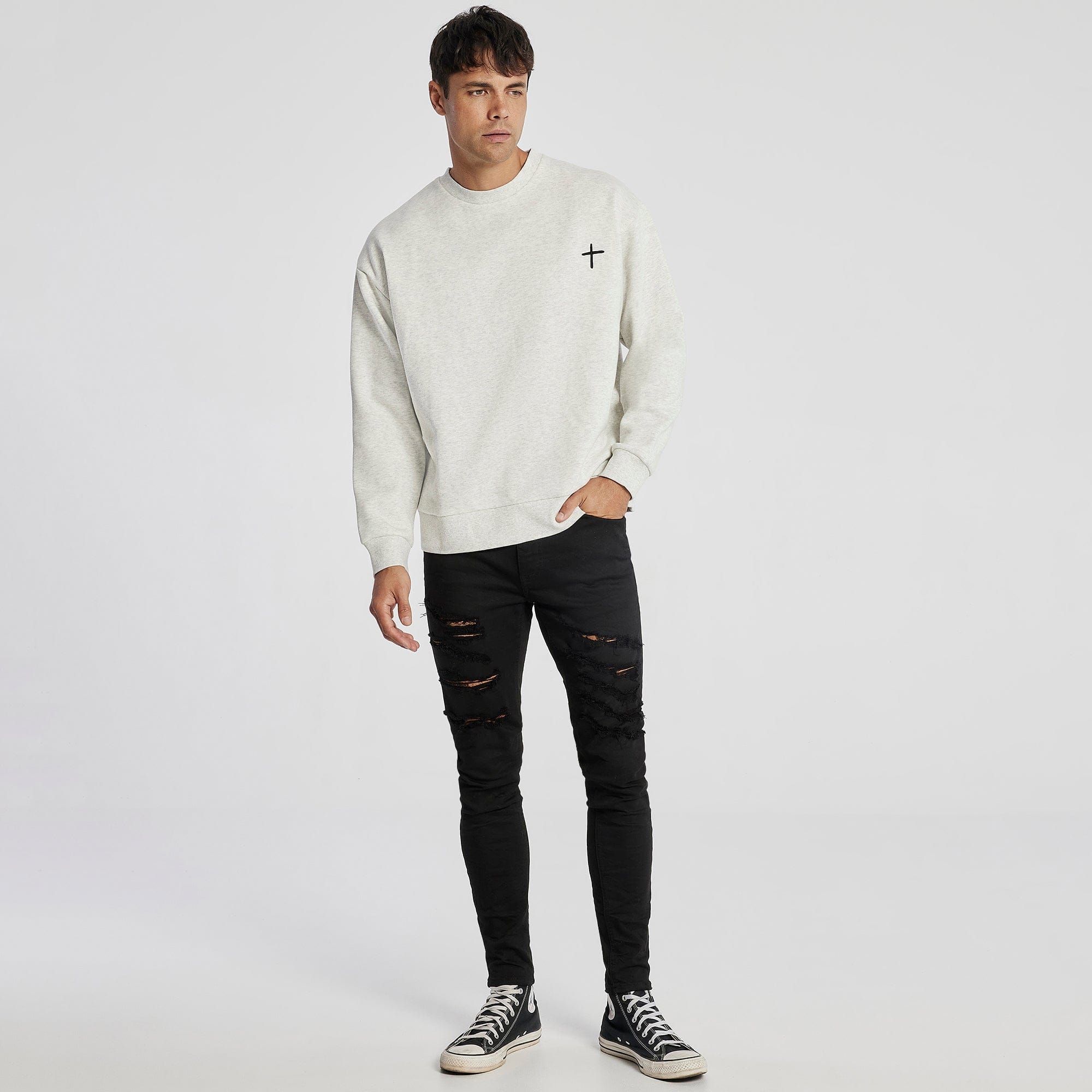 Success Relaxed Sweater Snow Marle