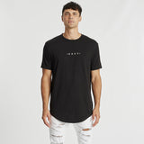 Suffocating Dual Curved T-Shirt Jet Black