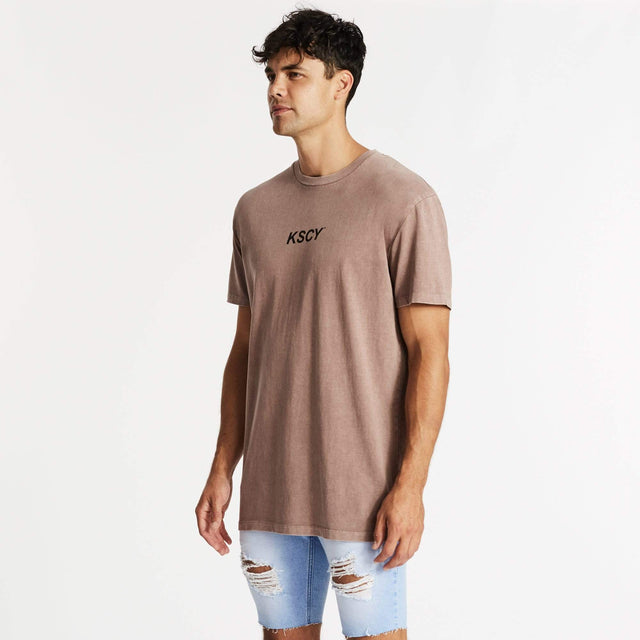 Tactical Relaxed T-Shirt Mineral Shadow Mauve