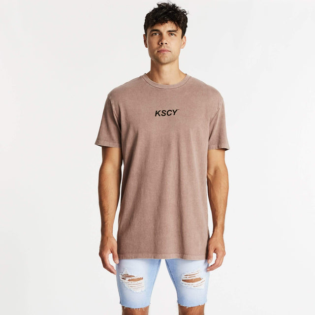 Tactical Relaxed T-Shirt Mineral Shadow Mauve