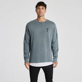 Temporary Layered Jumper Pigment Slate
