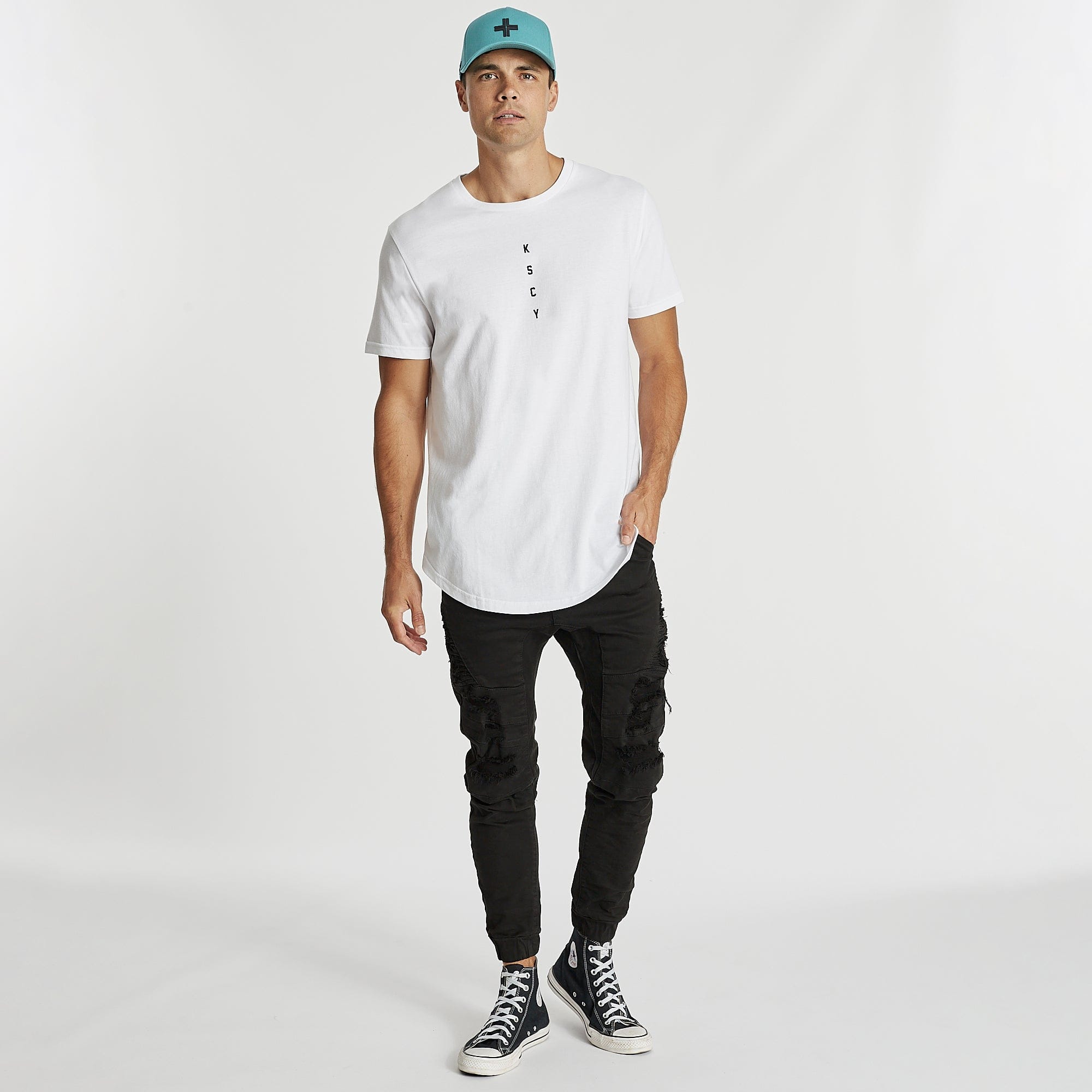 Toll Dual Curved T-Shirt White