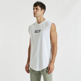Tremble Dual Curved Muscle Tee White