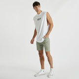 Tremble Dual Curved Muscle Tee White
