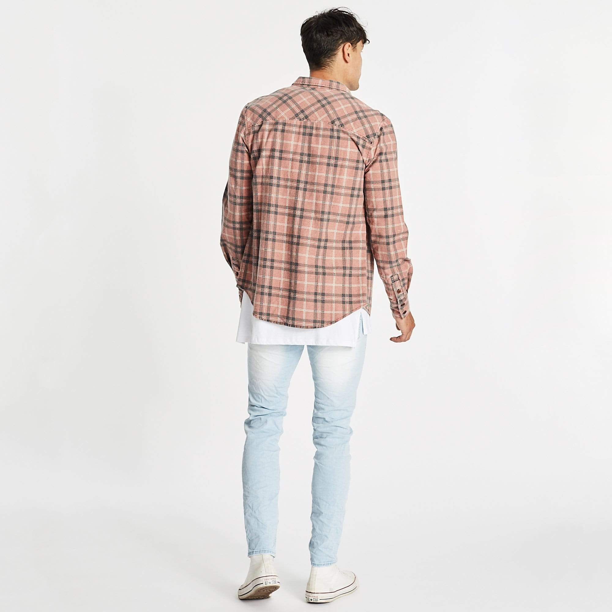 Trusted Long Sleeve Shirt Red/Clay Check