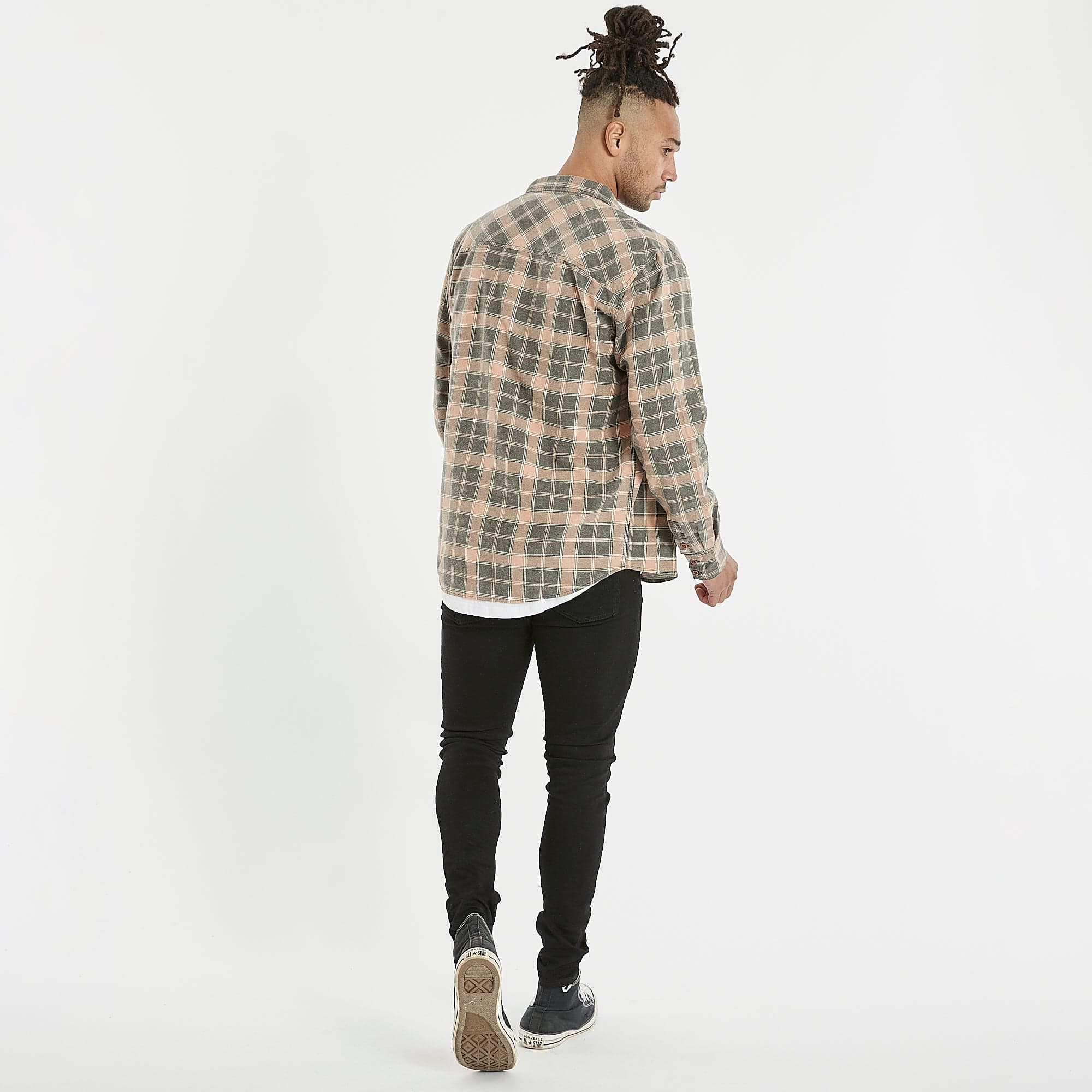 Trusted Shirt Black/Copper/Sand Check