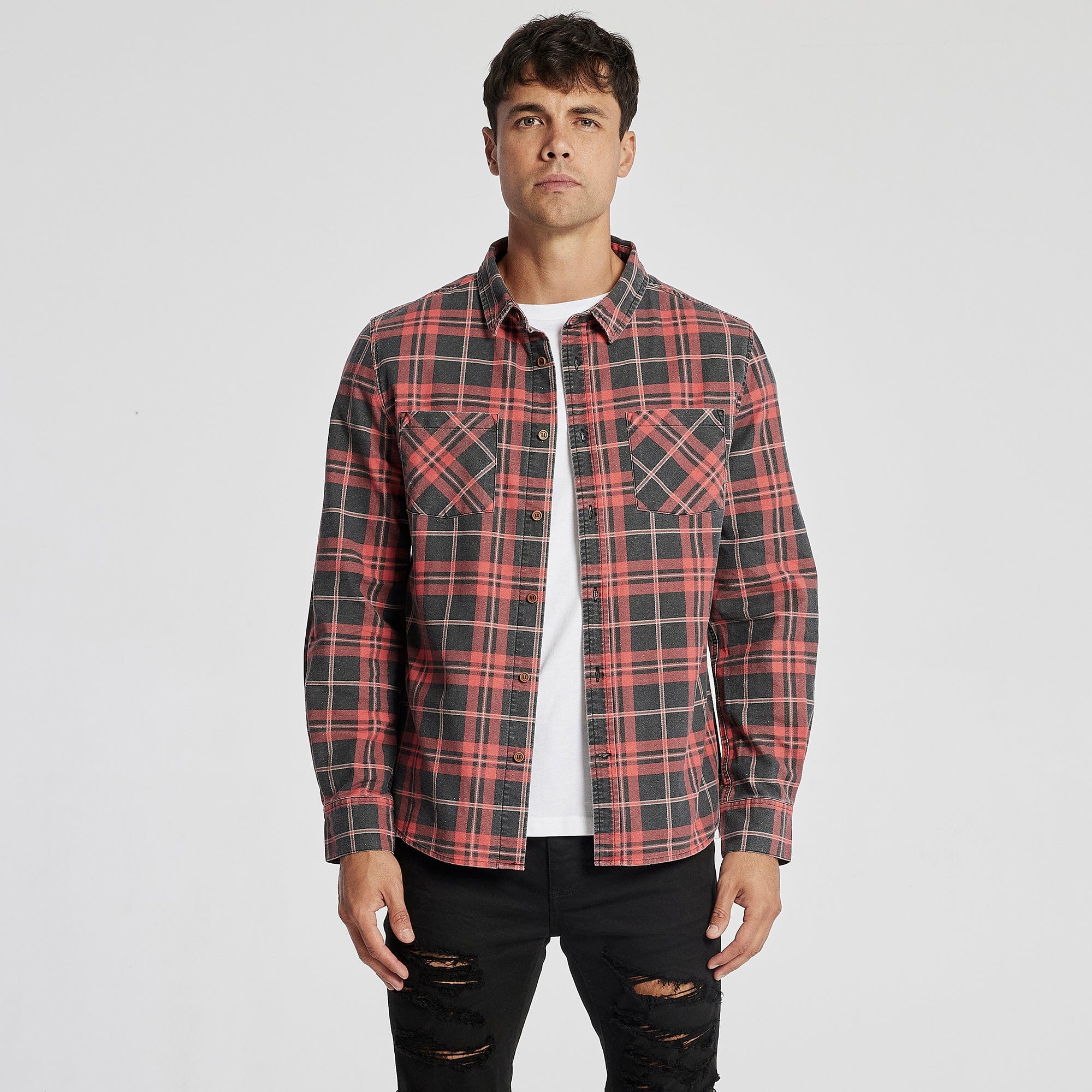 Trusted Shirt Red/Black Check