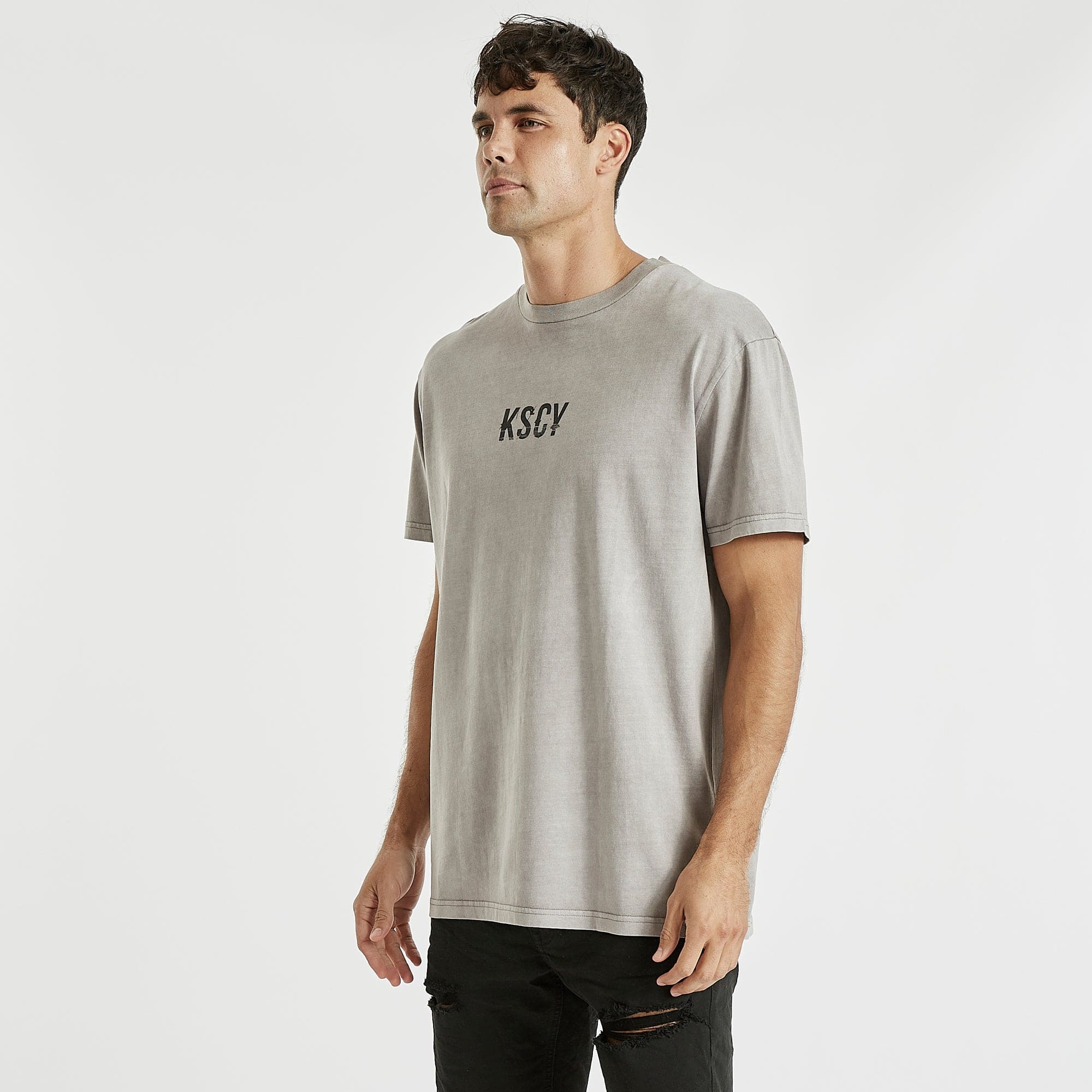 Twisted Relaxed T-Shirt Pigment Gull