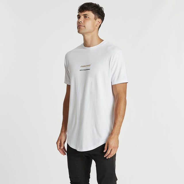 Underground Dual Curved T-Shirt White