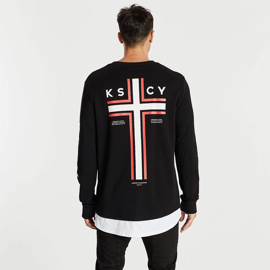 Unearthly Layered Jumper Jet Black