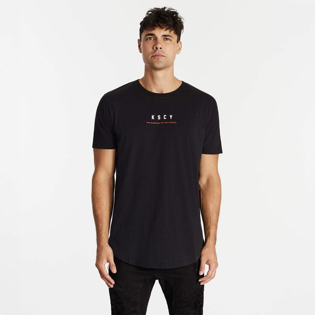 Untold Truth Dual Curved T-Shirt Jet Black
