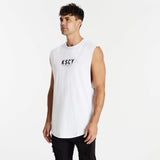 Vain Dual Curved Muscle Tee White