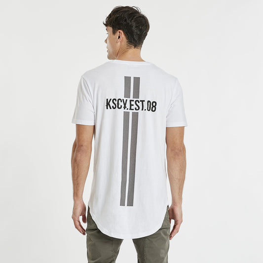 Vallejo Dual Curved T-Shirt White