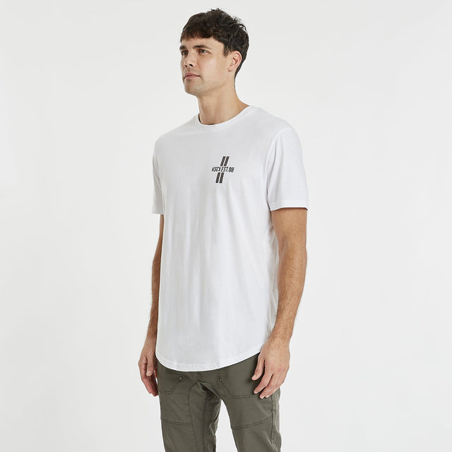 Vallejo Dual Curved T-Shirt White