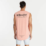 Villians Dual Curved Muscle Tee Pigment Coral Haze