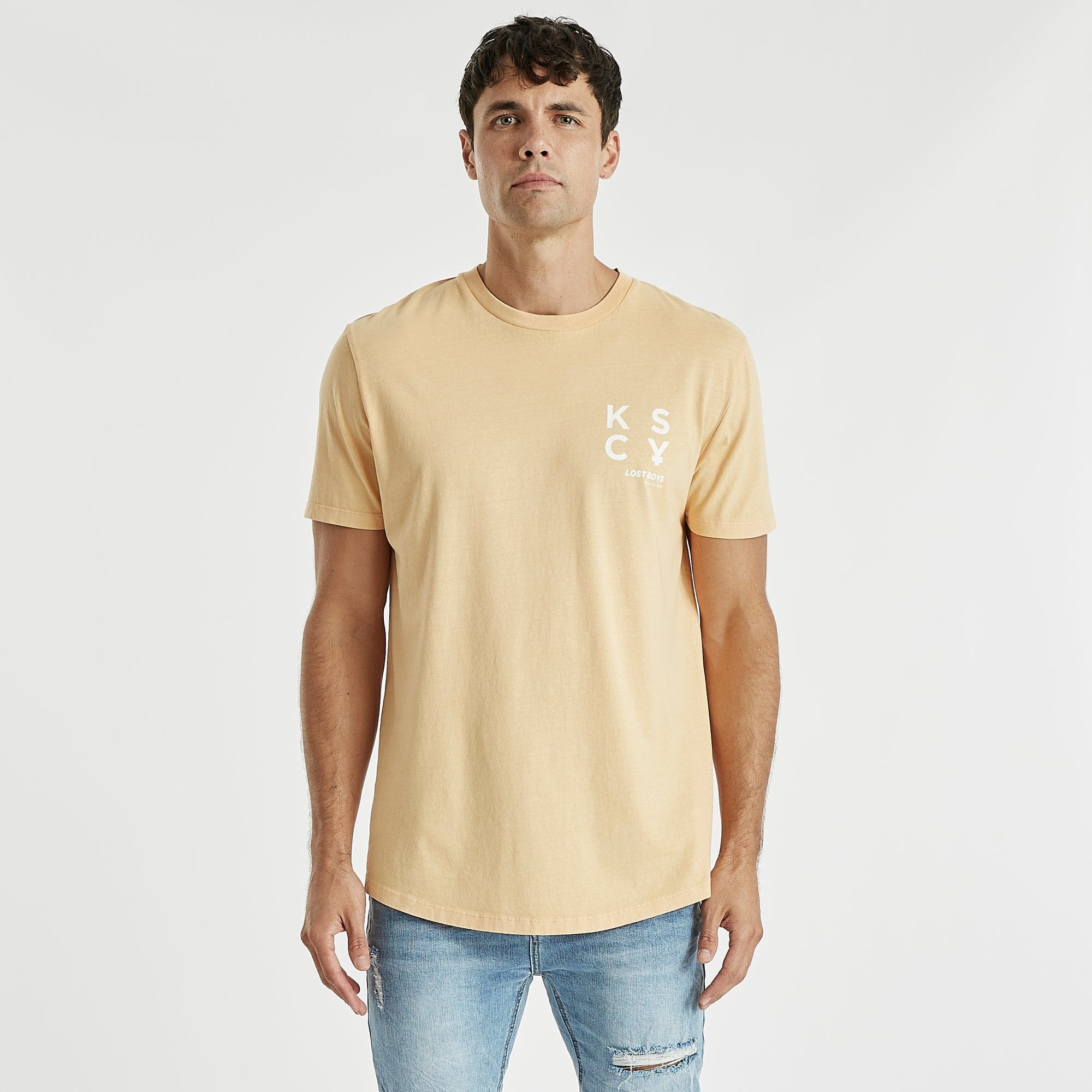 Wanted Dual Curved T-Shirt Pigment Sunburst