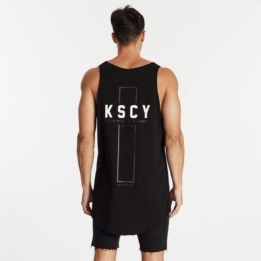 Wasted Dual Curved Tank Jet Black
