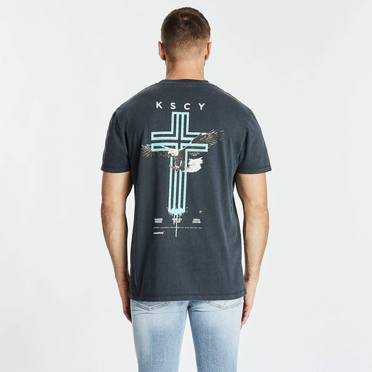Wonder Relaxed T-Shirt Pigment Anthracite Black